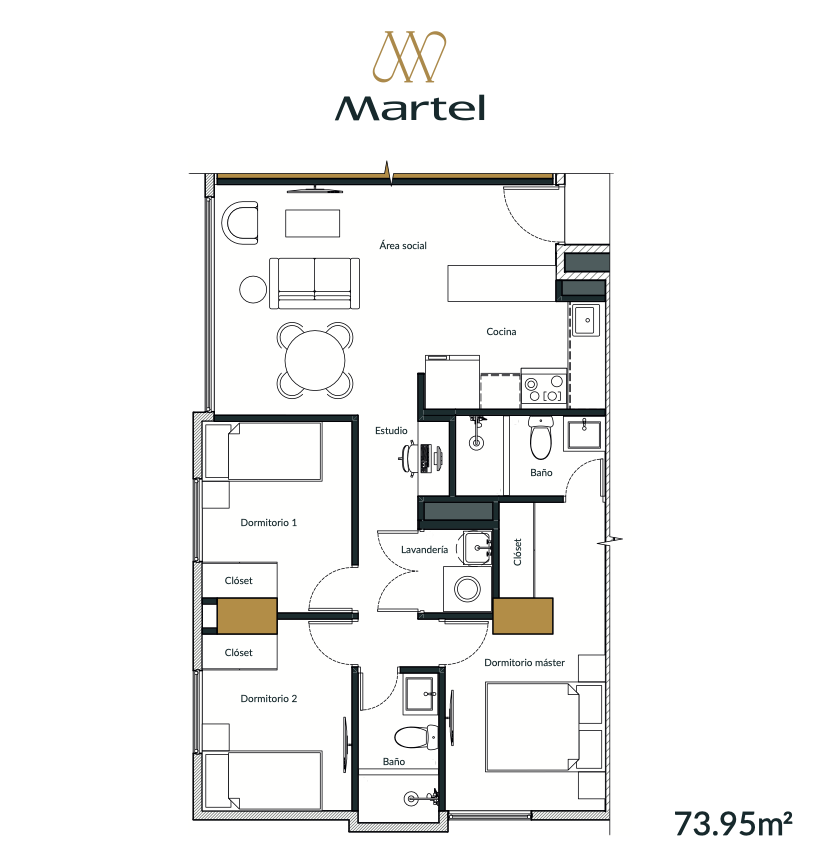 Guatemala, 1 Dormitorio Habitaciones, 1 Habitación Habitaciones,1 BañoBaño,Apartamento,Venta,1312