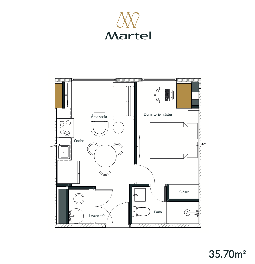 Guatemala, 1 Dormitorio Habitaciones, 1 Habitación Habitaciones,1 BañoBaño,Apartamento,Venta,1312