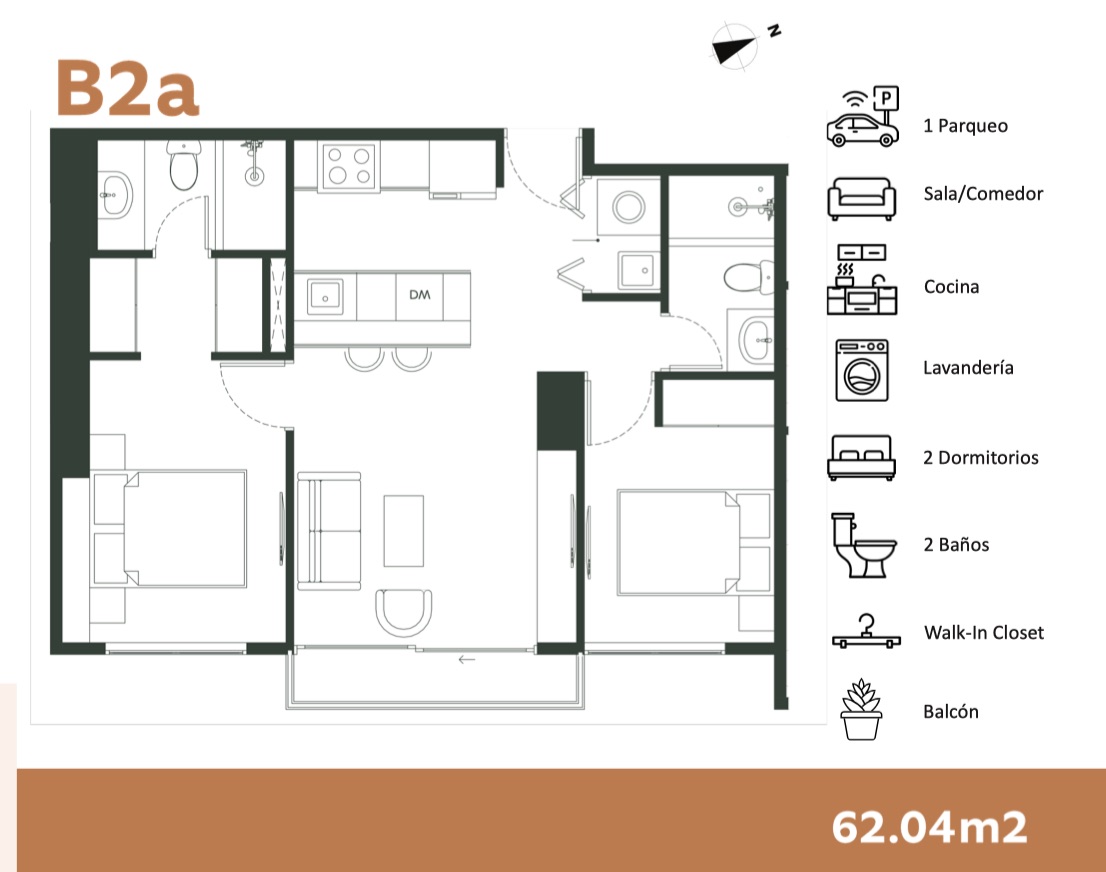 Guatemala, 1 Dormitorio Habitaciones, 1 Habitación Habitaciones,1 BañoBaño,Apartamento,Venta,1315